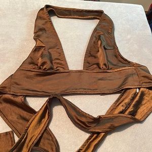 Motel Rocks Halter Crop Top